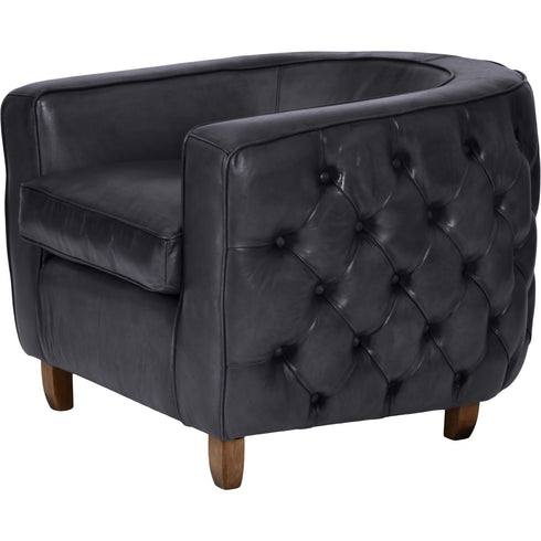 Libra Helix Chester Club Chair Fumee Leather